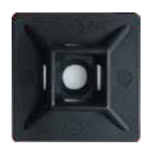 19x19mm Siyah Yap��kanl� Kro�e HW-3AB (100 adet)