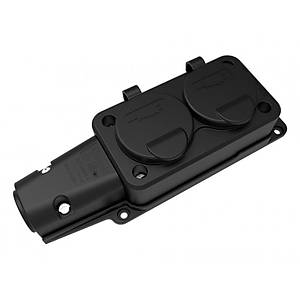 BK1-1402-3612 1x16A Kau�uk 2'li Grup Priz BEM�S