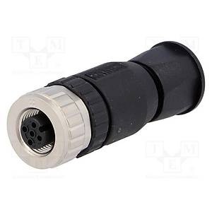 M12 5 Pinli D�z Tip Di�i Sens�r Konnekt�r� 43-00094 CONEC