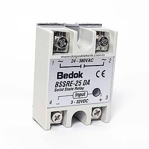 BSSRE-25DA 25A Solid State R�le (SSR) 3-32VDC/24-380VAC BEDOK
