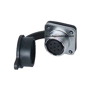 7 Pinli Makine Di�i Metal Konnekt�r P16F-7B MAOJWEI