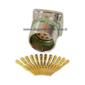 12 Pinli Makine Erkek Metal Sinyal Konnekt�r� M623-12H MAOJWEI