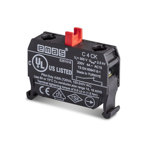 C4CK C-Serisi Butonlar ��in Kutuluk 1NK Start Kontak Blo�u EMAS