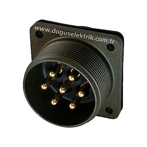 7 Pinli Askeri Tip Makine Erkek Konnekt�r 3102-24-10P MAOJWEI