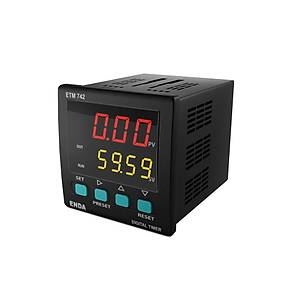 ETM742 230VAC 72x72mm Dijital Zaman R�lesi (Timer) ENDA