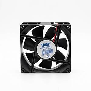 80x80x25mm 12VDC Kare Fan TIDAR