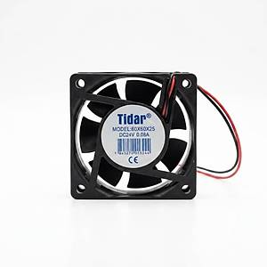 60x60x25mm 24VDC Kare Fan TIDAR