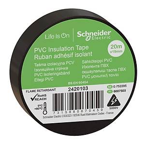 2420103 Siyah �zolasyon Band� 19mm x 20mt SCHENIDER