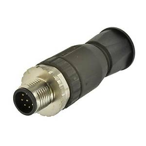 M12 8 Pinli D�z Tip Erkek Sens�r Konnekt�r� 43-00132 CONEC