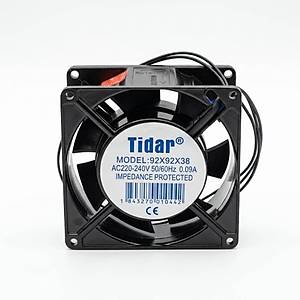 92x92x38mm 220VAC Kare Fan TIDAR
