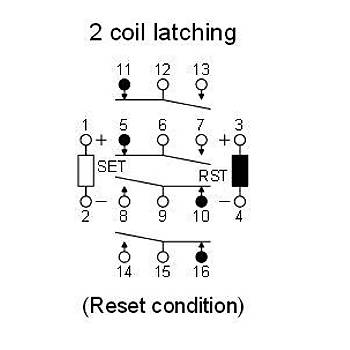 SP4-L2-DC48V 48VDC 4 Kontakl Latch Rle NAS