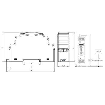 RR3VP01 230VAC Tek Faz Gerilim Koruma R�lesi EMAS