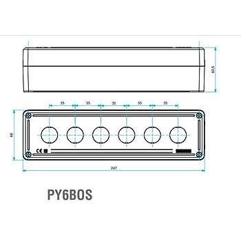 6'l Bo Buton Kutusu PY6BOS EMAS