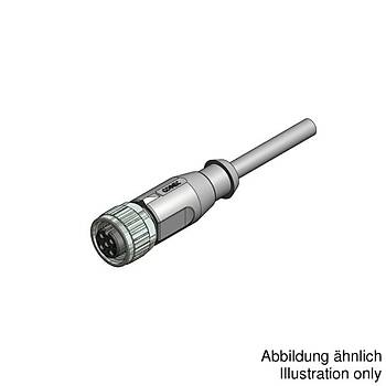 M12 4 Pinli 5m Kablolu Dz Konnektr 43-10022 CONEC