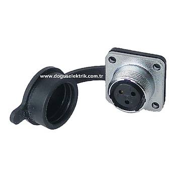 3 Pinli Makine Dii Metal Konnektr P16F-3B MAOJWEI