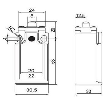 GLS-101 Metal Pimli Limit Switch GWEST