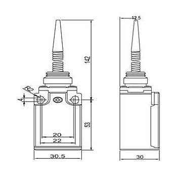 GLS-171 Spiralli �ok Y�nl� Limit Switch GWEST