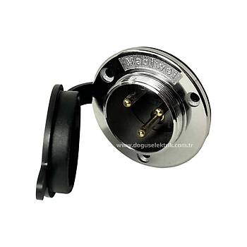 3 Pinli Makine Erkek Metal Konnektr 30M-3E MAOJWEI