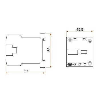 FC-12D10 220VAC 5,5 KW 1NA 3 Kutuplu Kontaktr FEDERAL