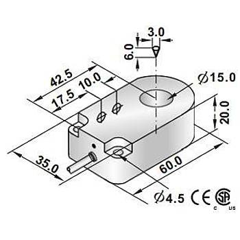 RRP2-R1520P-A3U2 15mm PNP/NO ndktif Ring Sensr SCAN
