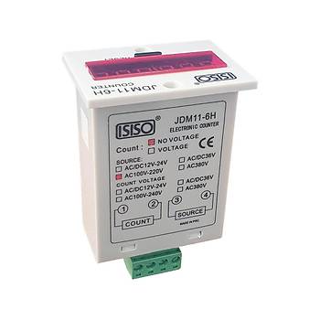 JDM11-6H 100-240VAC 6 Haneli Dijital Say�c� ISISO