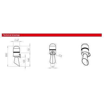 IL-XMB-BH-22K 220V AC Multi Buzzer Borulu Korna �LX