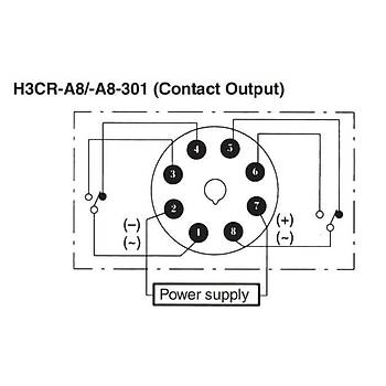 H3CR-A8 8 Pinli Zaman Rölesi 24-48VAC/12-48VDC OMRON