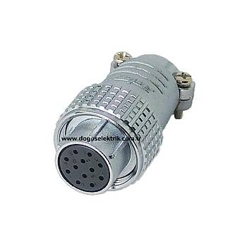 12 Pinli Seyyar Dii Metal Konnektr P20-12A MAOJWEI