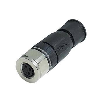 M8 3 Pinli Dz Tip Dii Sensr Konnektr 42-00010 CONEC