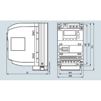 6SL3210-5BB22-2UV0 2,20 KW Hz Kontrol Cihaz Sinamics V20 Siemens