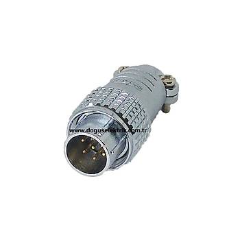 7 Pinli Seyyar Erkek Metal Konnektr P16F-7A MAOJWEI