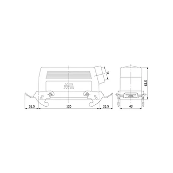 403045S 24x16A Uzatma Prizi (Yan Giri�li) METE ENERJ�