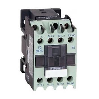 FC-09D10 220VAC 4 KW 1NA 3 Kutuplu Kontaktr FEDERAL