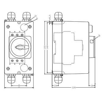 3RV1923-1FA00 Acil Tip Motor Koruma alter Kutusu SIEMENS