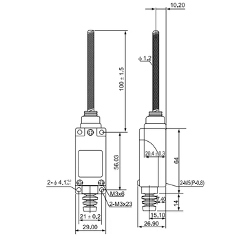 TZ-8167 �ok Y�nl� Spiral Telli Limit Switch CNTD
