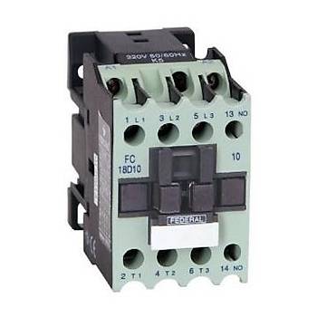 FC-18D10 220VAC 7,5 KW 1NA 3 Kutuplu Kontaktr FEDERAL