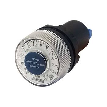 RZ3A1A60S2 0,1-60sn PNP/NO Pano Tipi 22mm Zaman Rlesi EMAS