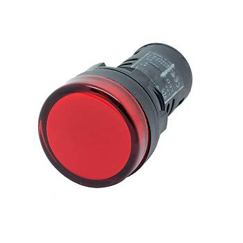 22mm Krmz Ledli  Sinyal Lambas 220V AC GWEST