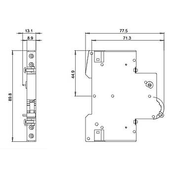 5ST3010 1NO+1NC Yardmc Kontak SIEMENS