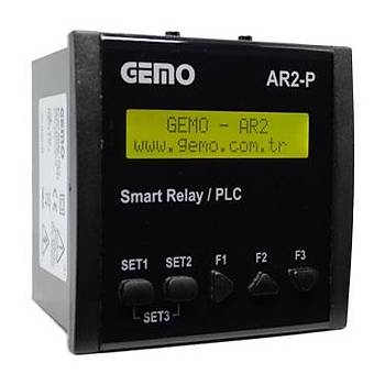 AR2-P-230VAC-10D2A-RTC Programlanabilir Akll Rle GEMO