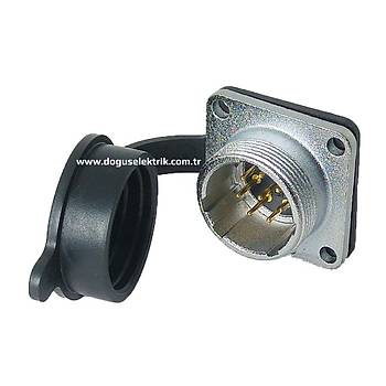 8 Pinli Makine Erkek Metal Konnektr P20-8B MAOJWEI
