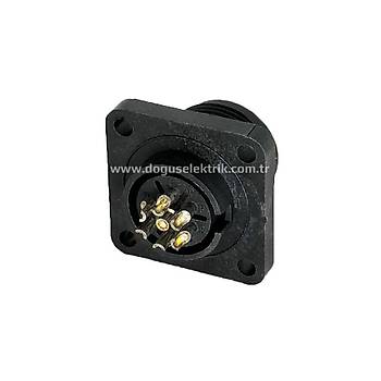 7 Pinli Makine Erkek Konnektr IP67 J12-7B MAOJWEI