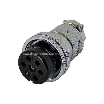 7 Pinli Seyyar Dii Metal Konnektr 25M-7A MAOJWEI