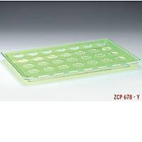 Zicco ZCP 678 Shot servis tepsisi, akrilik, dikd�rtgen