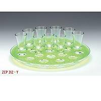 Zicco ZCP 312 Shot servis tepsisi, polikarbonat, 21 li