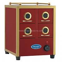 EMART Kuruyemi� Is�t�c�s� 4 G�zl�, K�rm�z�