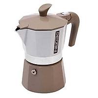 Pedrini Moka Pot, �ki Fincanl�k, Aluminyum, Kahverengi