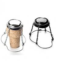 100% Chef Champagne Caps, Siyah, 100 adet