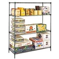 METRO Demonte istif raf�, 4 katl�, Microban, 1370x457x1895 mm