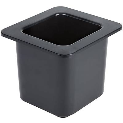 Cambro 66CF110 ColdFest 1/6 Size Black Food Pan